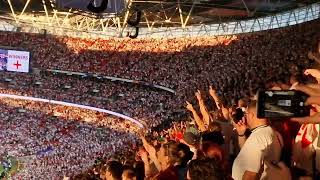 Na Na Na na na  🏴󠁧󠁢󠁥󠁮󠁧󠁿 Wembley 🏴󠁧󠁢󠁥󠁮󠁧󠁿 sings freed from desire after England win The Euros [upl. by Hicks892]