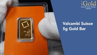 Valcambi Suisse 5g Gold Bar [upl. by Caldera539]