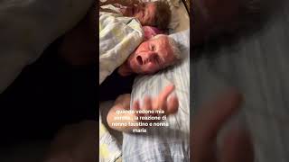 la reazione di nonno faustino e nonna maria quando vedono la loro nipotecarlettolife nonnofaustino [upl. by Bohlin]