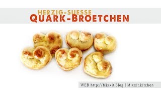 Herzigsüsse QuarkBrötchen  gebacken auf dem Zauberstein von Pampered Chef [upl. by Gerson]