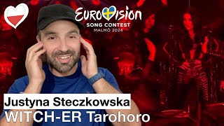 Reaction 🇵🇱 Justyna Steczkowska  WITCHER Tarohoro Potential Eurovision 2024 Poland Live [upl. by Scurlock]