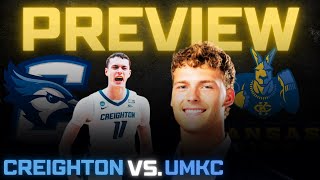 Creighton vs Kansas City Game Preview and Predictions [upl. by Yeslehc]