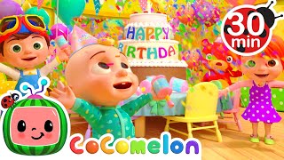 JJs Happy Birthday Song  Cocomelon  Nursery Rhymes  Colors for Kids [upl. by Jenifer]