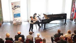 Teo Gertler Slovakia playing Tommaso Antonio Vitali  Chaconne in G minor [upl. by Yatzeck]