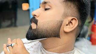 BEST 👍 BEARD 🔥 STYLES FOR MEN  BEARD BARBER STYLE  Dari Cutting Style 3023 [upl. by Rhodes]