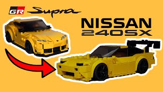 76901 Nissan 180SX  Lego Speed Champions Alternative MOC Tutorial [upl. by Ettelliw]