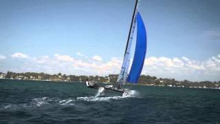 Nacra 17 Training On Lake Macquarie [upl. by Leind]