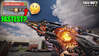 NEW META AR BP50  Ion Eruption Fastest Killing in Call of Duty Mobile [upl. by Ahtael957]