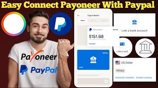 How to connect Payoneer with Paypal  Link Payoneer in PayPal [upl. by Swords]