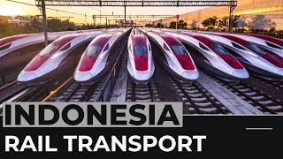 Indonesian highspeed rail nears completion [upl. by Yoshi]