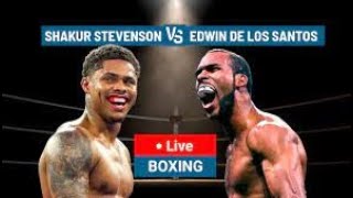 SHAKUR STEVENSON VS EDWIN DE LOS SANTOS FULL FIGHT [upl. by Verge953]