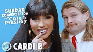 CARDI B Sundae Conversation with Caleb Pressley [upl. by Reeva404]