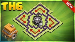 BRAND NEW TOWN HALL 6 MASTER BASE DESIGN 2017TH6 TROPHY BASE DESIGNClash Of Clans [upl. by Oniluap217]