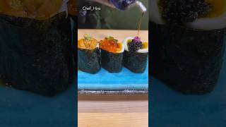 🇯🇵 3 kinds of Quail Egg Gunkan🍣 shorts [upl. by Howie526]