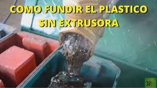 Como fundir el plastico con maquina casera [upl. by Niajneb402]