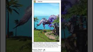 FFXIV Mounts Ixion [upl. by Adnohsel]