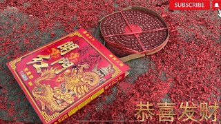 100000 CHINESE FIRECRACKERS CHINESE NEW YEAR 2024 [upl. by Chappie314]