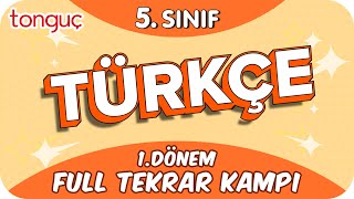 5 Sınıf Türkçe 1 Dönem Full Tekrar ♻ 2024 [upl. by Nahrut]