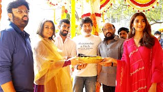 SSMB28 Movie Opening Video  Pooja Hegde  Mahesh Babu  Trivikram  Namrata Shirodkar  News Buzz [upl. by Ytirehc]