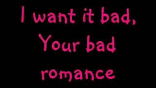 Bad Romance by 5 Lady GaGa lyrics clean version [upl. by Atnom]