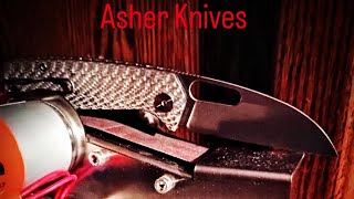 Best bang for your buck This is the asherknives silver twill carbon fiber spiro wharny video [upl. by Aloysia]