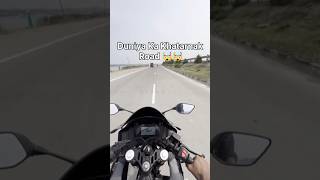 R15 V4 ⚡🏍 Duniya Ka Khatarnak Road shorts ytstudio automobile motovlog rider comedy funny [upl. by Idoj]