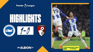 PL Highlights Albion 1 Bournemouth 0 [upl. by Budd]