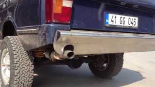 1990 Range Rover 39 EFi Exhaust sound [upl. by Ruff]