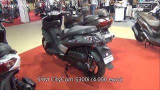 The SYM CityCom S300i scooter 2017 [upl. by Gniliem]