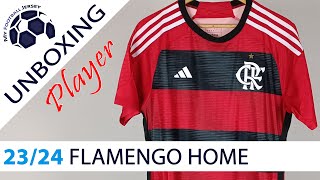 CR Flamengo Home Jersey 2023 Soccer Atoz Player Version Unboxing Review [upl. by English]