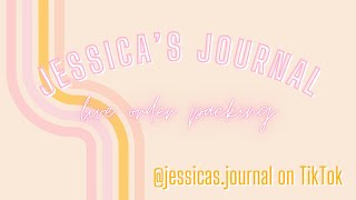 Live Order Packing  10292024 Livestream  Jessicas Journal [upl. by Annodas987]