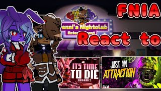 FNIA React to FNAF songs Gacha x FNIA let get into the video [upl. by Cherish]