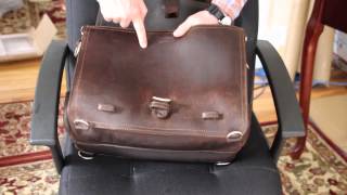 Saddleback Leather  Classic Briefcase  FIVE YEAR Chamberlains leather milk restoration [upl. by Benedetta]