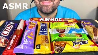 ASMR LEFTOVER CHOCOLATE BARS EATING CHOCOLATE MUKBANG EATING SOUNDS EATING SHOW [upl. by Northrup]