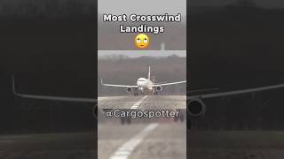 Most Crosswind Landings Vs This Landing airplane aviation avgeek crosswind crosswindlanding [upl. by New]