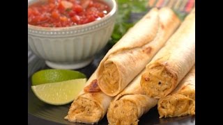 Cheesy Chicken Taquitos [upl. by Halpern]