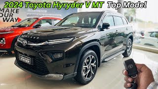 2024 Toyota Hyryder V Manual Full Detailed Review❤️ Price amp Features🔥Toyota Mini Fortuner [upl. by Nedia]