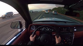 2023 Rolls Royce Cullinan POV Test Drive [upl. by Hainahpez451]