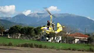 Aviomania GREAT FLYING Gyrocopter Agrinio Greece [upl. by Clem]