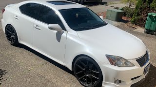 LEXUS IS250 MUFFLER DELETE [upl. by Elpmid]