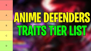 New Anime Defenders Tier List 2024  All Traits Ranked From Best To Worse [upl. by Eciuqram390]