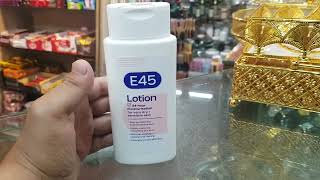 E45 moisturizing body lotion FOR very dry and sensitive skin body lotion review [upl. by Ylenats]