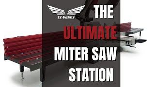 The Best Portable Miter Saw Station on the Market  EZWings [upl. by Miller792]