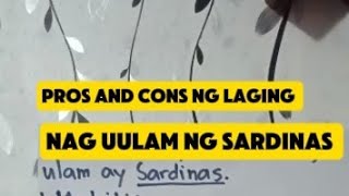 Pros and cons ng pagkain ng sardinas [upl. by Raab742]