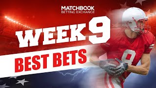 NFL WEEK 9 BEST BETS [upl. by Torres]