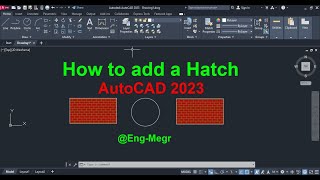 How to add a hatch in AutoCAD 2023 [upl. by Rammaj]