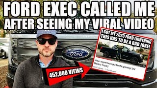 Ford Watched My Viral Lightning Video  Amazing What They Said [upl. by Philomena257]