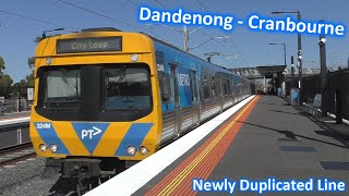 A ride on the newly duplicated Cranbourne Line Dandenong  Cranbourne  Metro Trains Melbourne [upl. by Coney701]