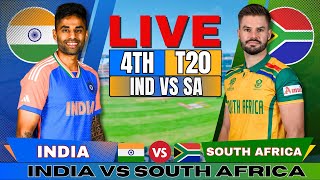 Live India vs South Africa 4th T20I Live Match Score  IND vs SA Live match Today 2nd Inning [upl. by Juline906]