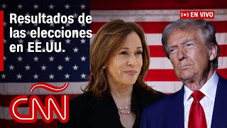 Resultados de las elecciones en EEUU 2024 entre Kamala Harris y Donald Trump [upl. by Leoni]